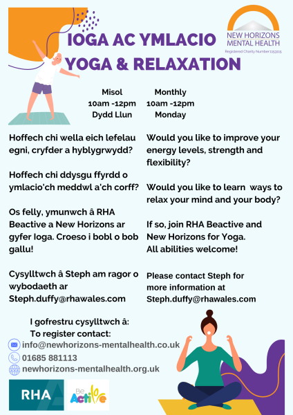Introduction to Yoga & Relaxation 2024 - Every last Monday of the month at 10:00am-12:00pm
