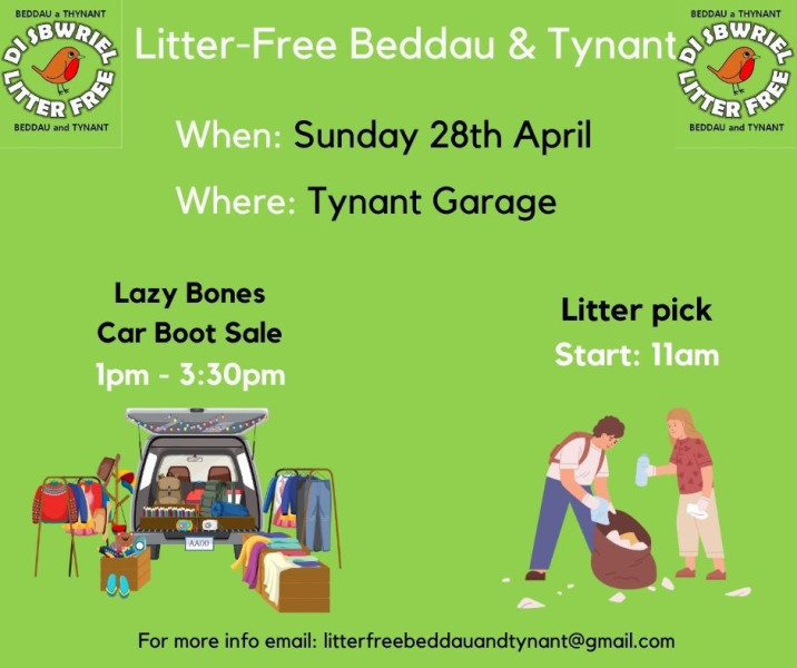 Litter pick and car boot sale