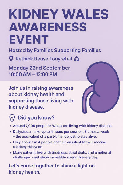 Families Supporting Families ft Kidney Wales
