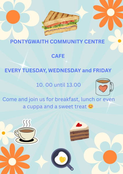 Pontygwaith community centre cafe