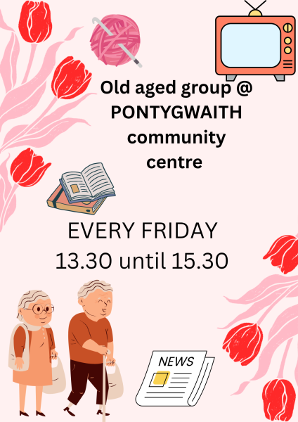Seniors group @ Pontygwaith community centre