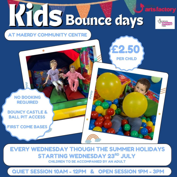 Kids Bounce Days @ Maerdy Community Centre