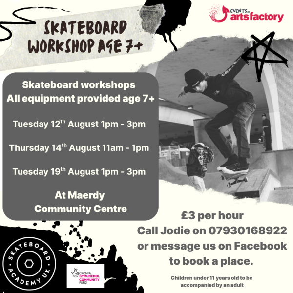 Skateboard Academy @ Maerdy Community Centre