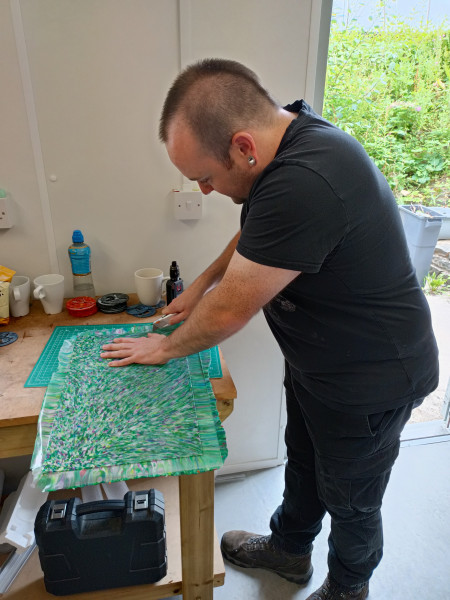 Volunteer with Precious Polymers Cymru