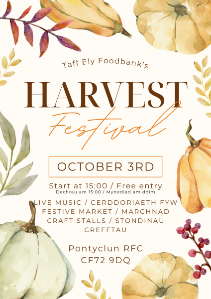 Taff-Ely Foodbank Harvest Festival