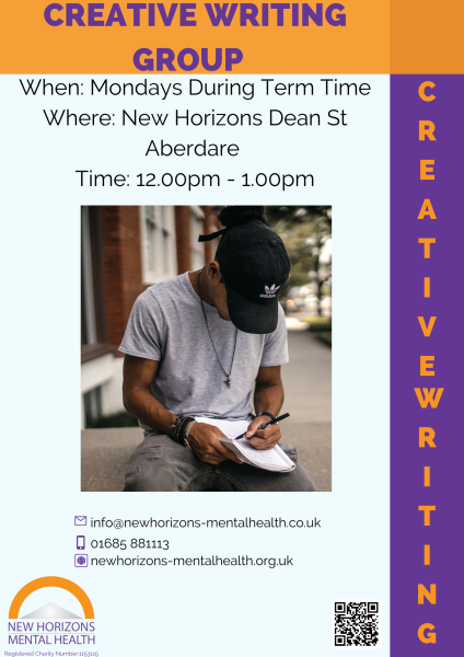 New Horizons - Creative Writing Group - Every Monday in term-time