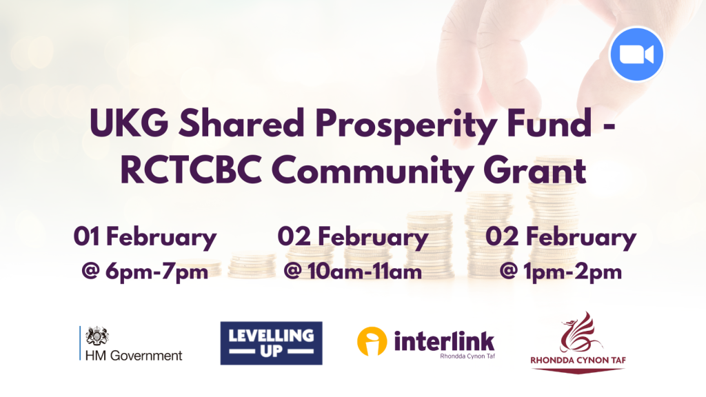 UKG Shared Prosperity Fund RCTCBC Community Grant Connect RCT